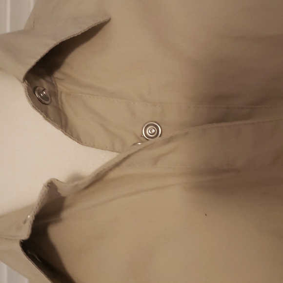 NWT Xhilaration Collared Tan Blouse - Picture 4 of 8